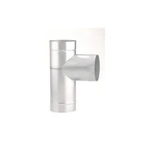 Selkirk 9390TEE Direct-Temp Multi-Fuel Screened Termination Tee 3 feet'