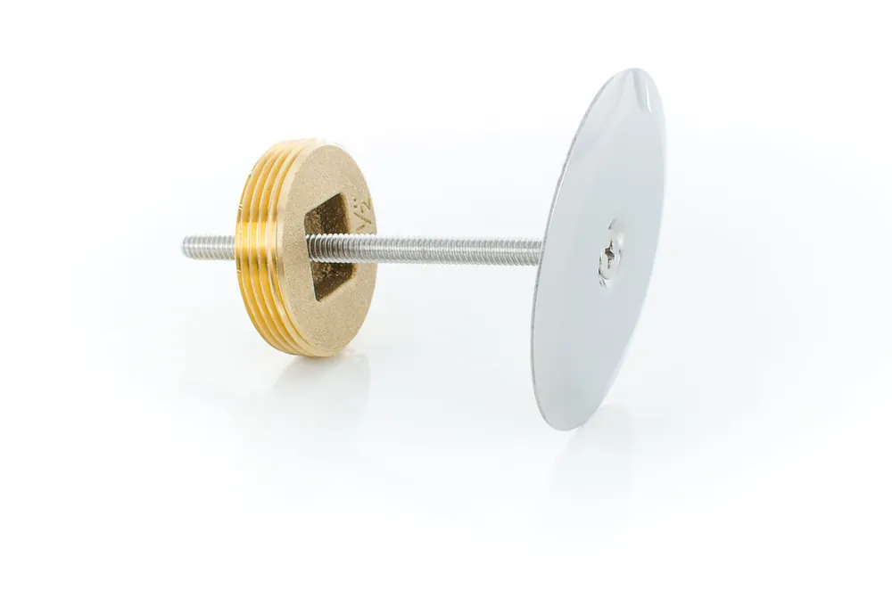 Pasco 1779 1-1/2 inches Cleanout Plug Cover Plate Set