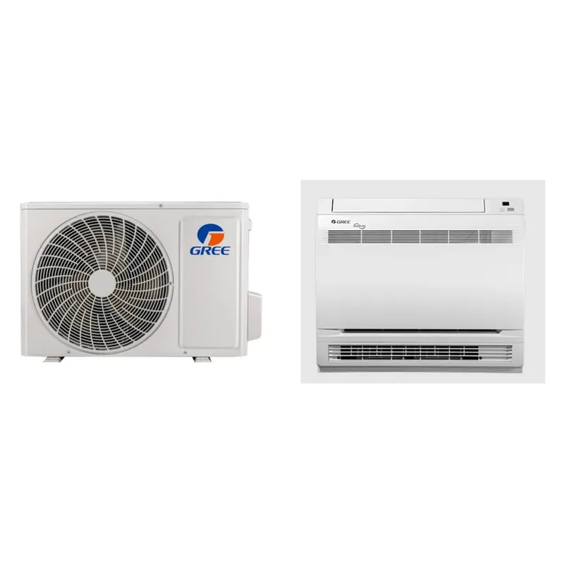 GREE Single-Zone SAP09HP230V1R-32AO+CON09HP230V1R-32AH - 9K BTU Heat Pump System - R-32