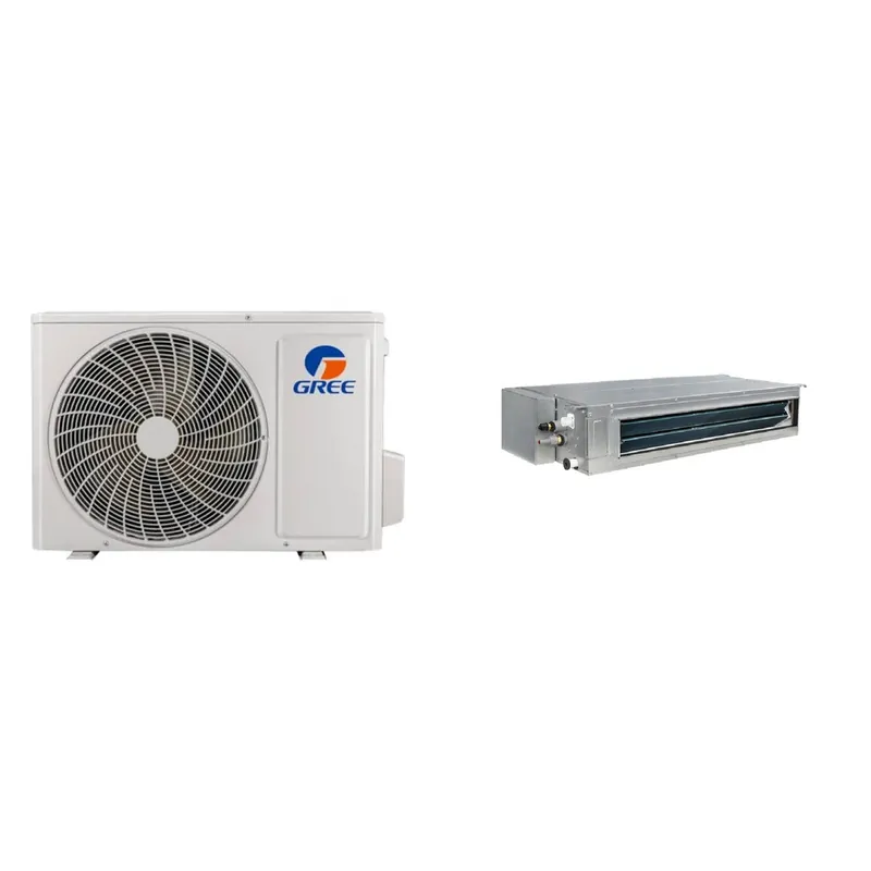 GREE Single-Zone VIR12HP230V1R-32AO+DUC12HP230V1R-32AH - 12K BTU Heat Pump System - R-32