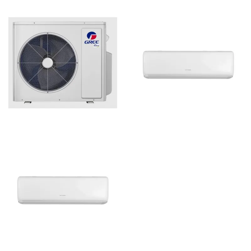 GREE Vireo 42000 BTU R-32 21 SEER2 2-Zone Ductless Mini Split Heat Pump System - 9K+9K