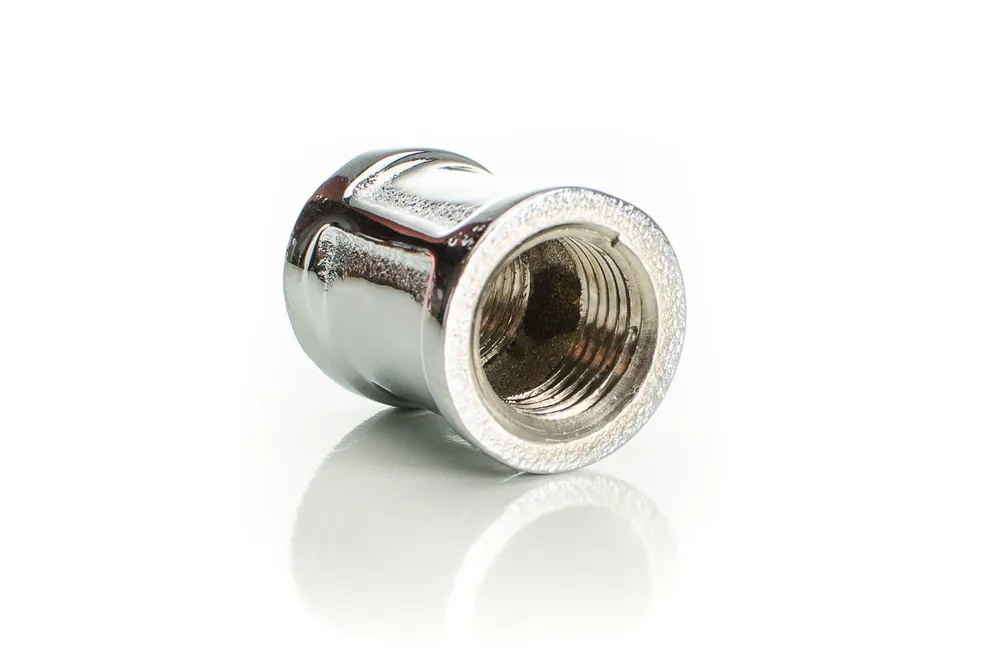 Pasco 7102-C Coupling 3/8 inches IPF Chrome Plated Brass Cap