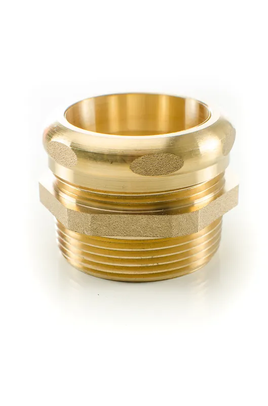 Pasco 1944-S 1-1/2 in. Tubular x Male Threaded Brass Waste Connector with Stop