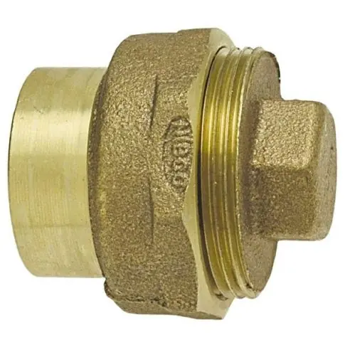 Copper Fitting E169100 Copper 1-1/2 DWV FTG Cleaout with Plug