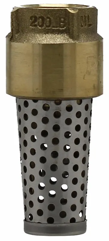 Boshart 17YBFV075NL Foot Valve Brass LF 3/4 in