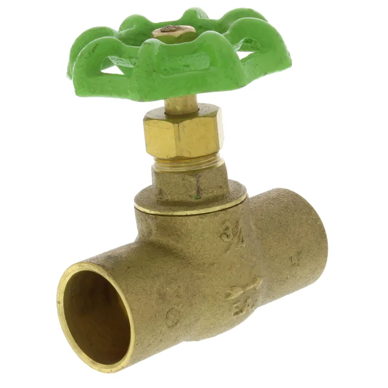 Matco-Norca 201C04LF 201LF 3/4 in. Brass Sweat and Threaded Stop & Waste Valve
