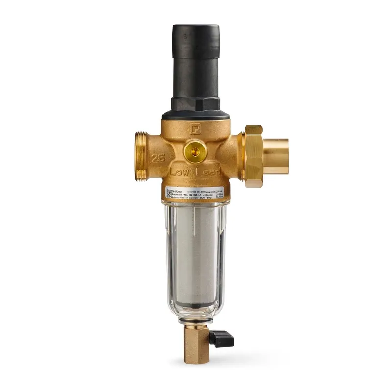Resideo FK06-101-DUS-LF 3/4 in Sweat Connection Low Lead Pressure Regulating Valve and Filter Combination