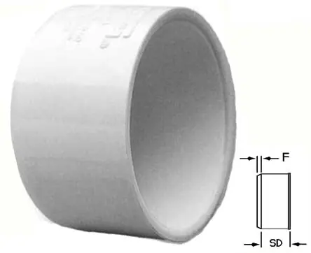 Gpk Products 211-0004 4 inches S&D Cap