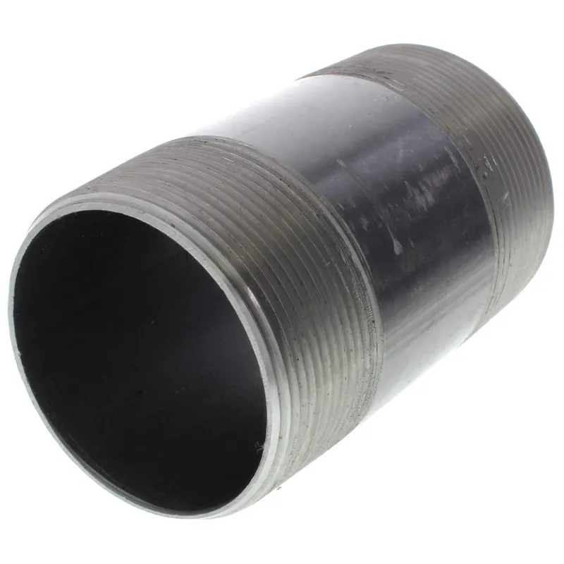 Everflow NPBL3055 3 inches x 5-1/2 inches Black Steel Nipple