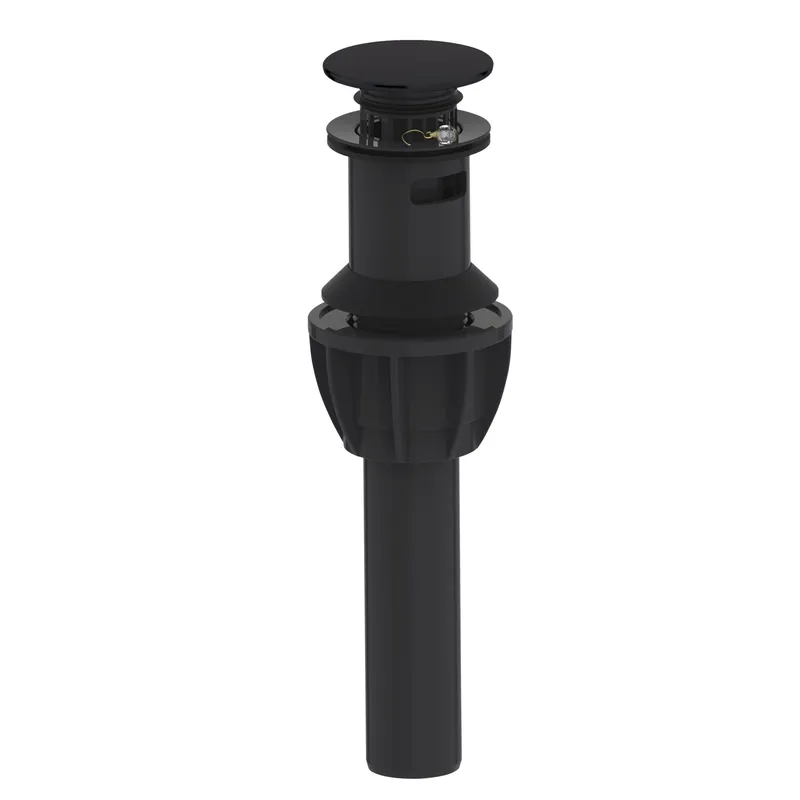 Compass Manufacturing 892-7533 Easy Clean Push Style Pop-Up Drain with Drain Safeguard