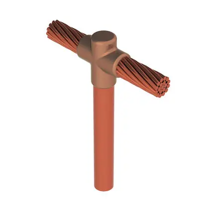 Erico GTC163Q Cable to Ground Rod or Other Rounds 500 kcmil Concentric