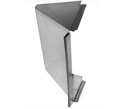 Southwark Metal 0350610 6 in. x 10 in. Galvanized 28 Gauge Steel Trunk Reducer