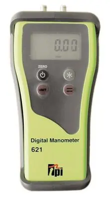 Test Products International 621C3 Dual Input Differential Manometer Kit