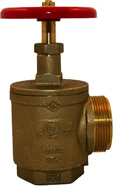 Fire Protection Prod 07-000-00 2-1/2 inches FNPT x MNST Angle Hose Valve