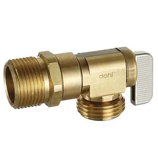 Dahl 221-64-04 Mini-Ball Angle Hose and Boiler Drain Valve 3/4 in