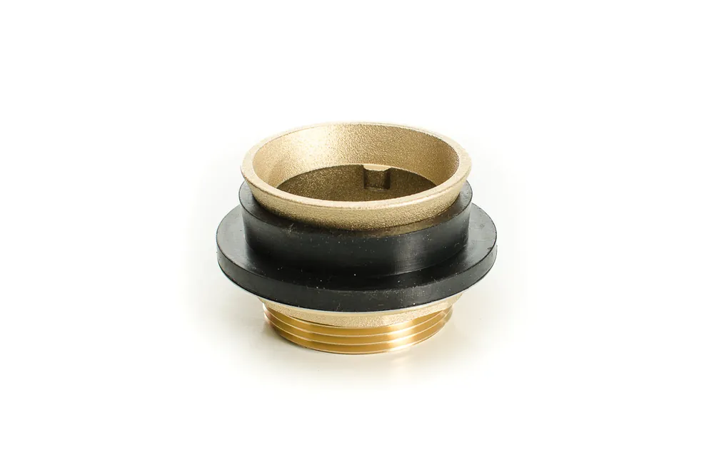Pasco 958 Closet Spud With Brass Lock Nut 2 x 1-1/4 in