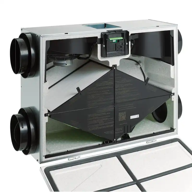 Broan-Nutone BLP150E75NS-HWF ONE 150 CFM Energy Recovery Ventilator (ERV) Hardwired Interior Door/Trim