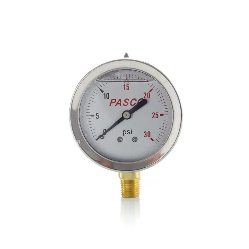 Pasco 1772 2-1/2 inches 30 PSI Glycerine Gauge