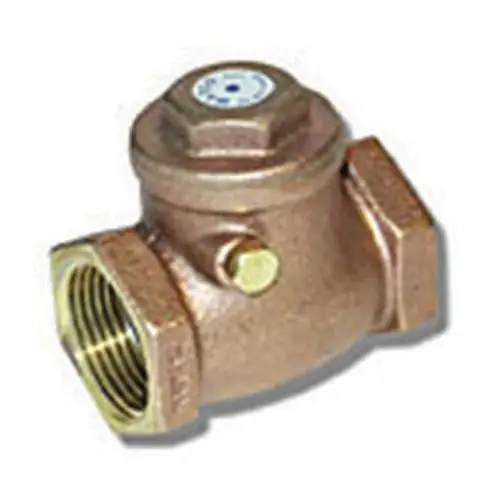 Matco 521T10LF Swing Check Valve, 3 Inch, Threaded, 200 psi, Brass Body