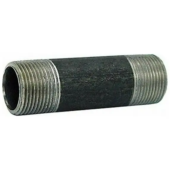 Anvil 330043407 gl 2-1/2 x 8 standard black steel nipple