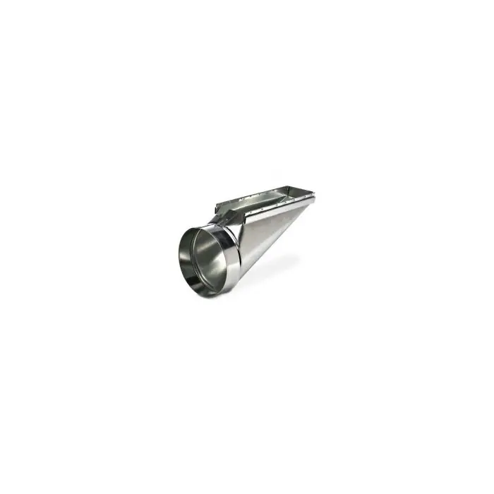Gray Metal Products 10X3X6-112S End Stack Boot Center 10 x 3-1/4 x 6 Inch