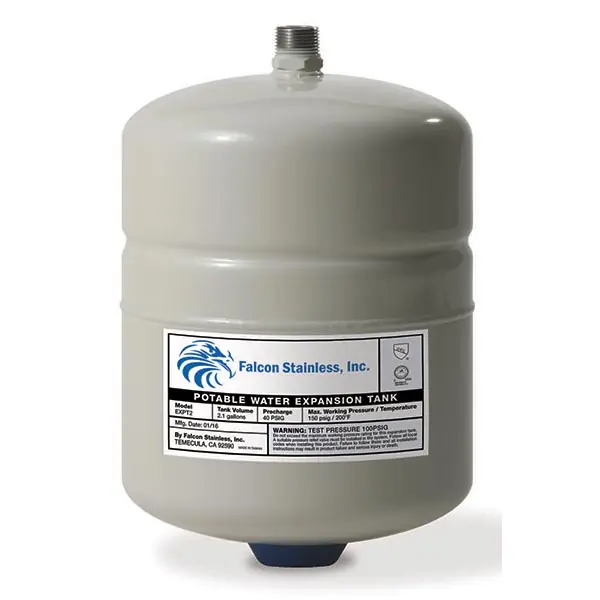 Falcon Stainless EXPT4 4.8 Gallon Potable Water Expansion Tank