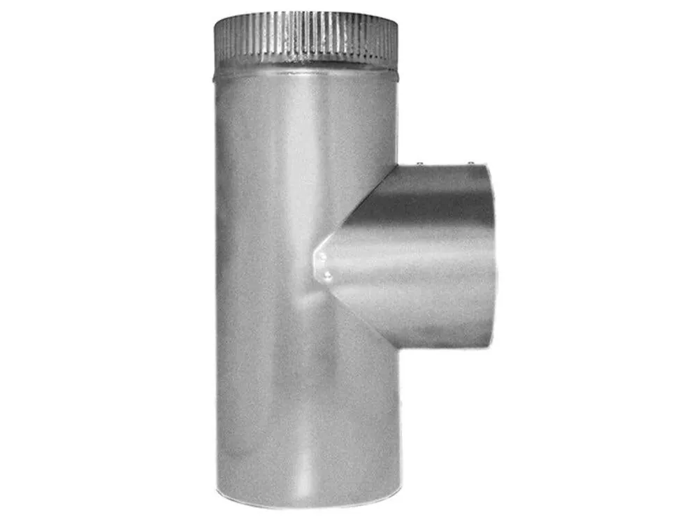 Lukjan RX70072624 Smoke Pipe Tee 7 inches x 24 inches 26GA