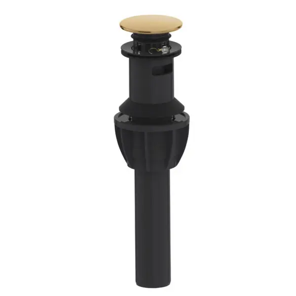 Compass Manufacturing 892-7534 Easy Clean Push Style Pop-Up Drain with Drain Safeguard