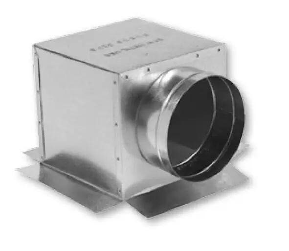 Gray Metal Products 12X12X8-320S Side Outlet Box 12 inches x 12 inches x 8 inches Galvanized