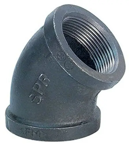 Anvil 0840002133 Ductile Iron Bend Fitting, 45 Degree, 1 inches