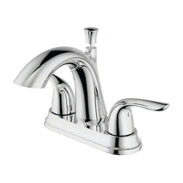 Compass Manufacturing 192-7128 Noble Two Handle High Arc Bathroom Faucet