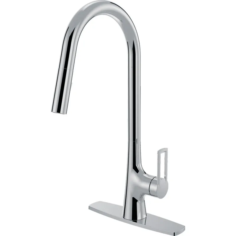 Compass Manufacturing 192-8107 Westdale Single Handle Pull-Down Kitchen Faucet