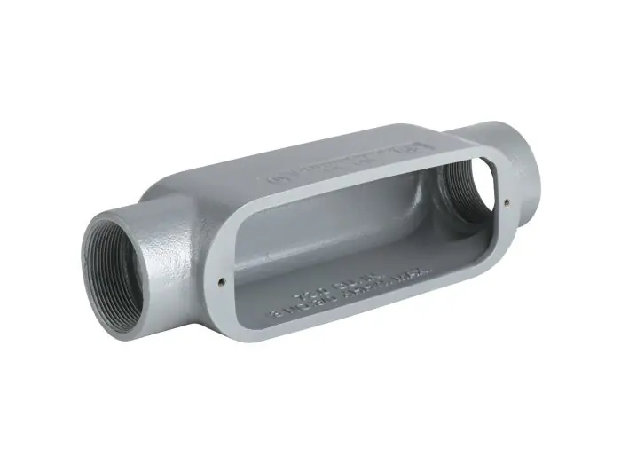 Killark OC-9M Conduit Body 3-1/2 inches C Hub, Iron O Series