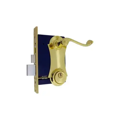 Marks Hardware 9215AC/10BRHR-W Entrance Mortise Lockset Double Cylinder