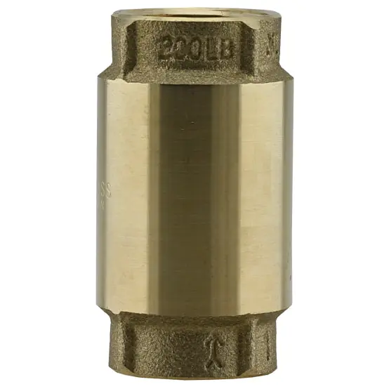 Boshart 17YBCV100NL 1 THRD BRASS SPRING CHECK VLV LEAD-FREE