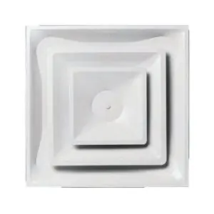 Metal-Fab L2C8 Light Commercial 2 Cone Diffuser W/8 Inch Collar