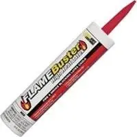 Krylon W44017010 White Lightning FLAME Buster Fire and Smoke Blocking Latex Caulk 10 oz