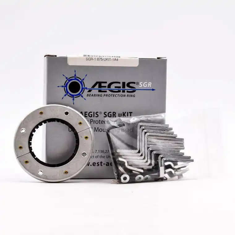 Aegis SGR-1.875-UKIT-1A4 SGR uKIT – Shaft Grounding Ring with Universal Mounting Brackets 1 7/8 in
