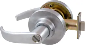 Marks Hardware 295L/26D Privacy Lever Lockset, Curved Lever, 2-3/4 inches Backset, ANSI Strike, Grade 1