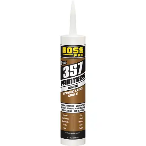 Boss Products 142381 357 Paintable Caulk 9.5 oz