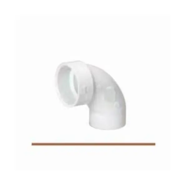 Mueller Streamline 05882 DWV 1/4 Street Bend 3 in Spigot x Hub