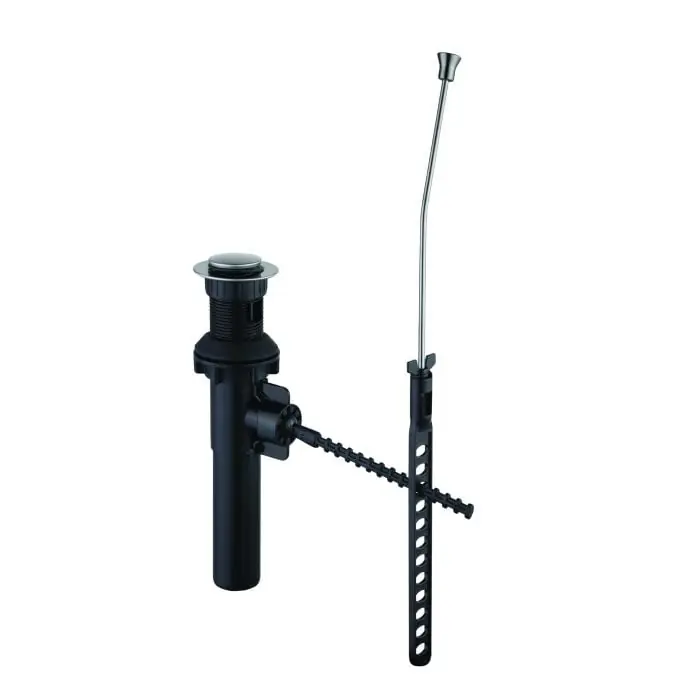 Compass Manufacturing 892-7526 Easy Install Pop-Up Drain with Drain Safeguard