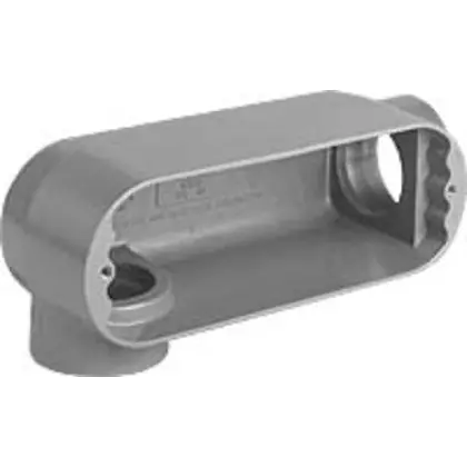 Killark OLR-5M 1-1/2 inches Lr Hub, Iron O Series Conduit Body