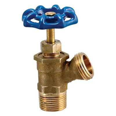 Watts 0820905 3/4 IN Boiler Drain Shutoff, Male IPS, Angle