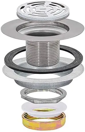 Ez-Flo Eastman 30031 Kitchen Sink Strainer with Flange and Die-Cast Nut 4-1/2 inches