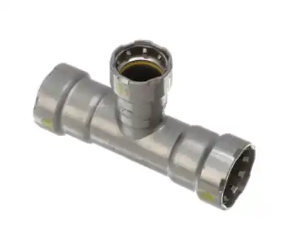 Viega 25301 MegaPressG Tee 1/2 in. Press Carbon Steel