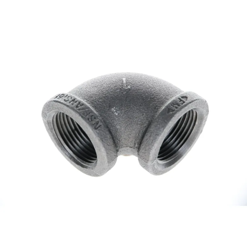 Mueller Streamline 520-005 1 inches Black Malleable 90 Degree Elbow FPT x FPT