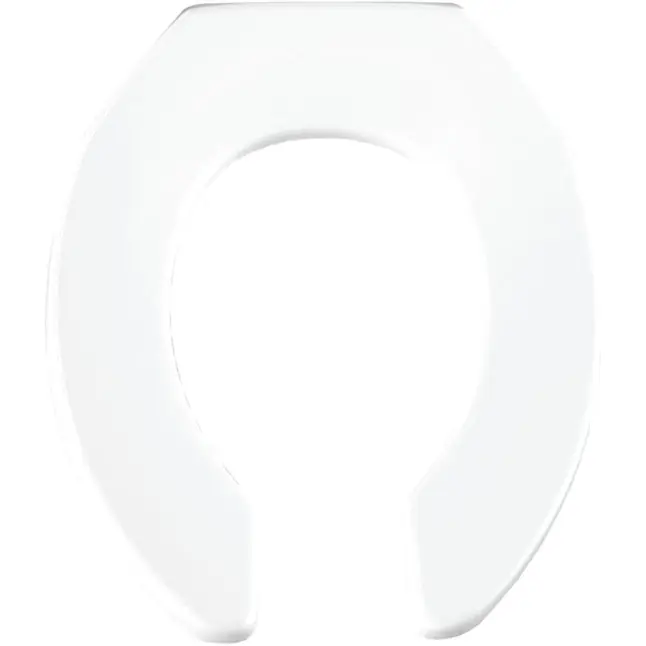 Church 397SSCT 000 Commercial Heavy Duty Open Front Toilet Seat Round