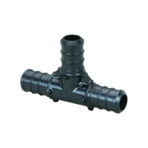 Viega 43443 3/4in x 3/4in x 1/2in PEX Crimp Poly Reducing Tee
