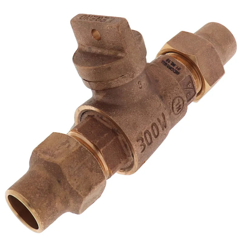 Legend Valve 314-104NL T-5200NL No Lead Bronze Flare x Flare Curb Stop 3/4 in